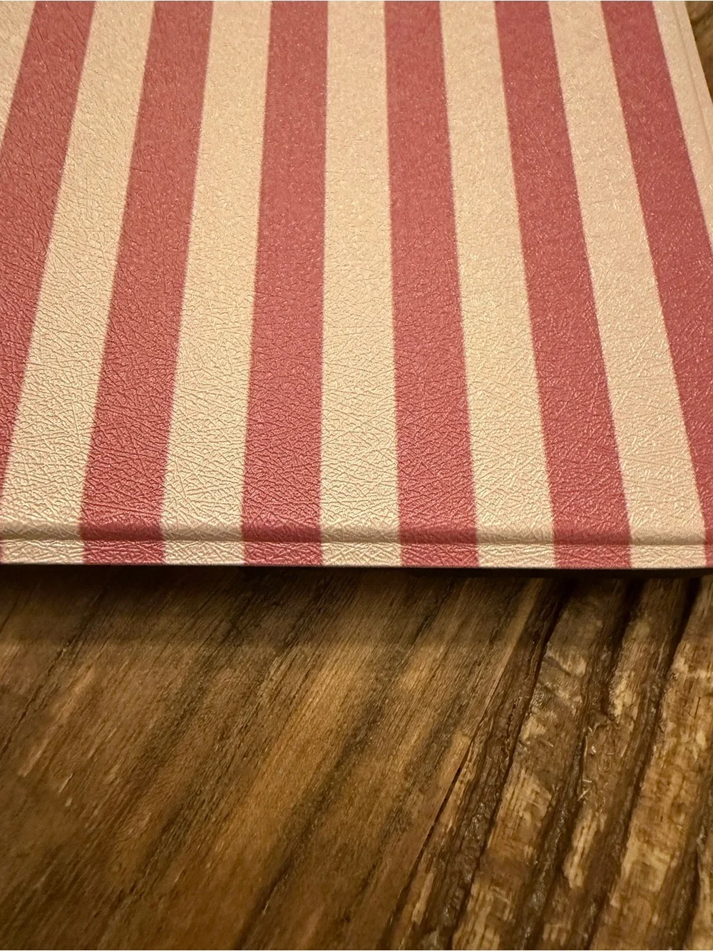 Pink Striped Kindle Colorsoft Cover/Case